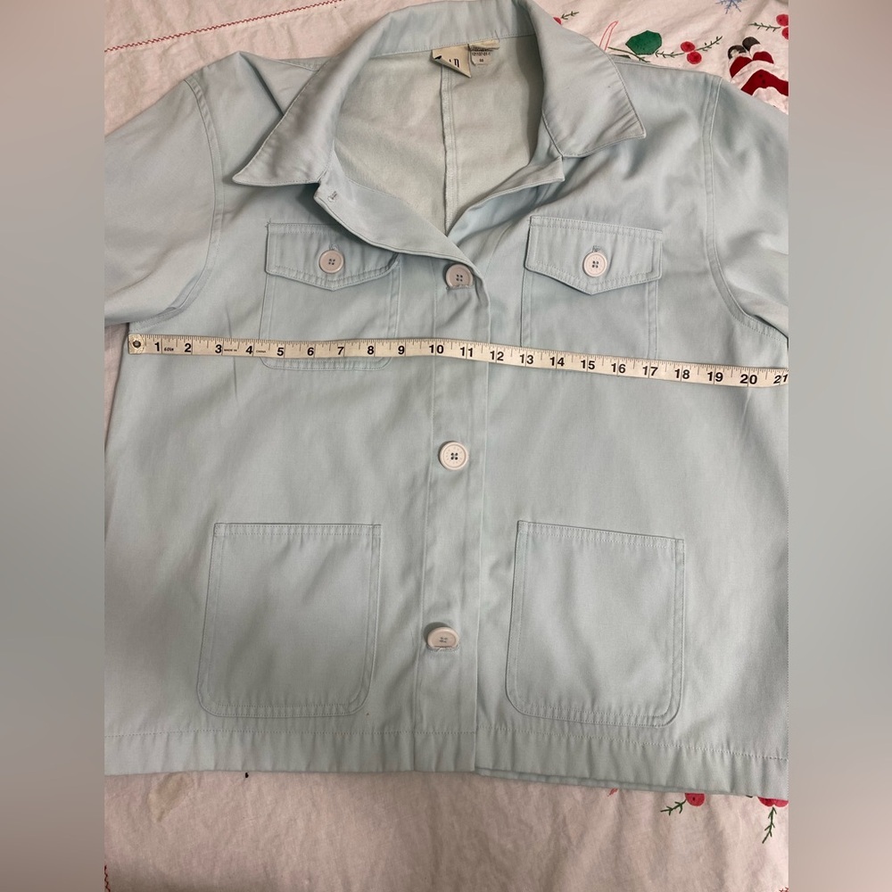 Vintage GAP Light Blue Women's Jacket oversized fit size XL - Picture 5 of 7